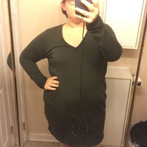 Plus Size Long Sleeve Dress